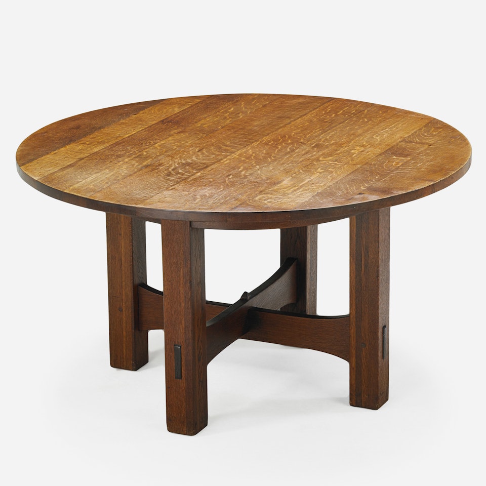 Game table ,
Circa
1902 by Gustav Stickley