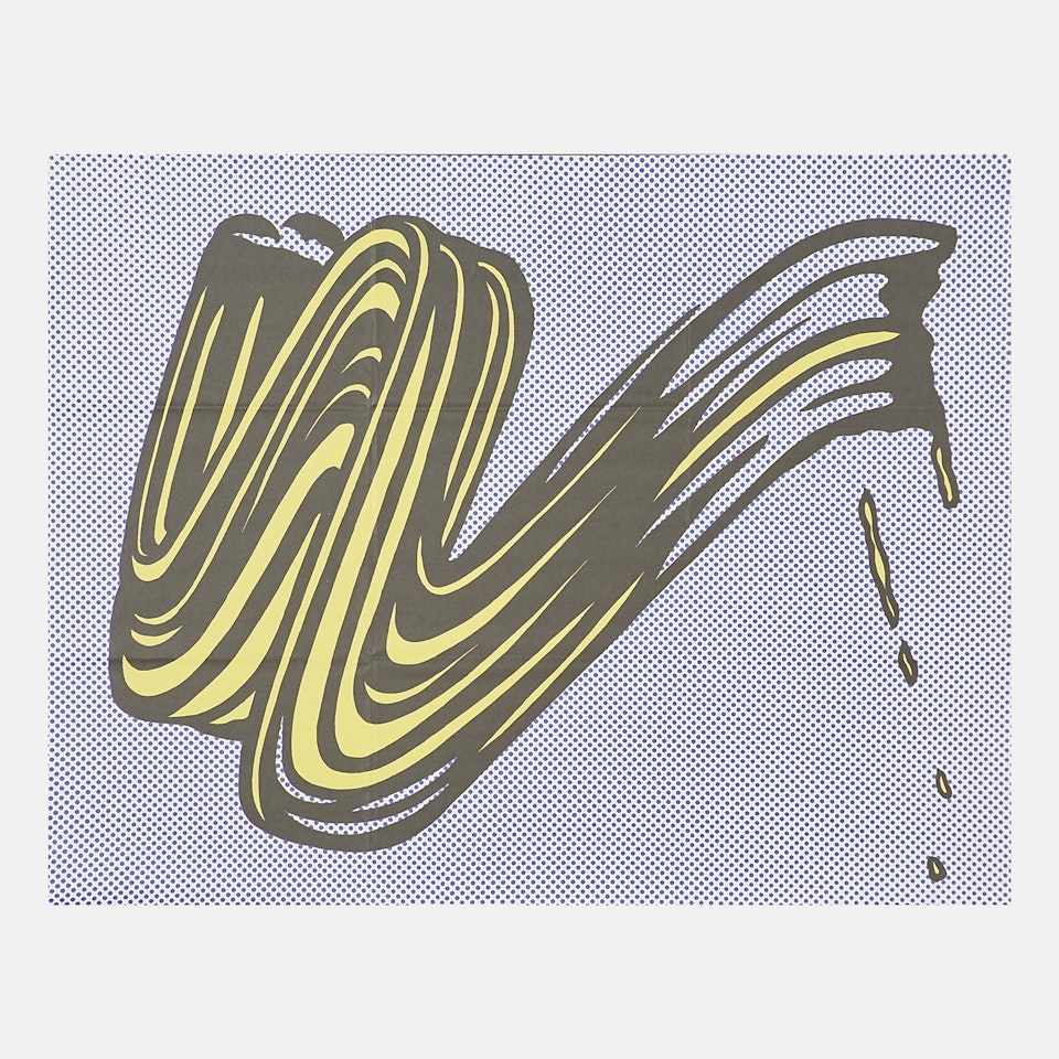 Brushstroke by Roy Lichtenstein