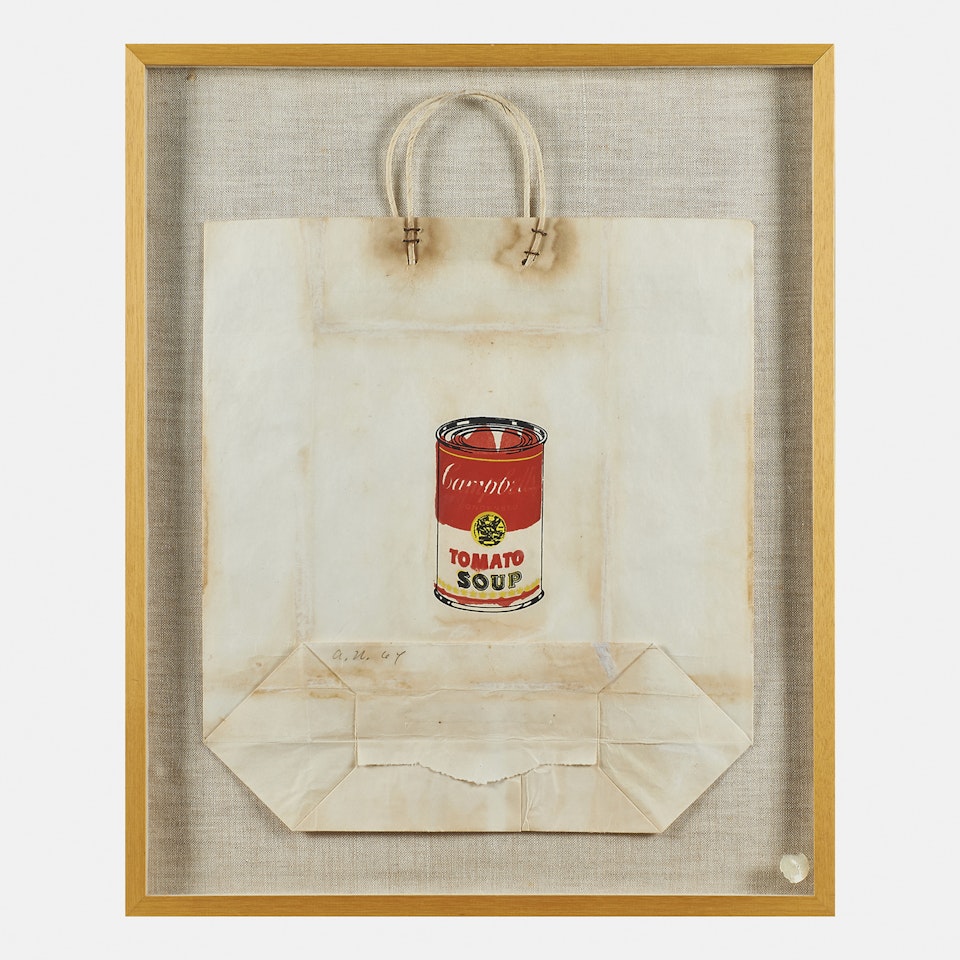 Campbell's Soup Can on Shopping Bag by Andy Warhol