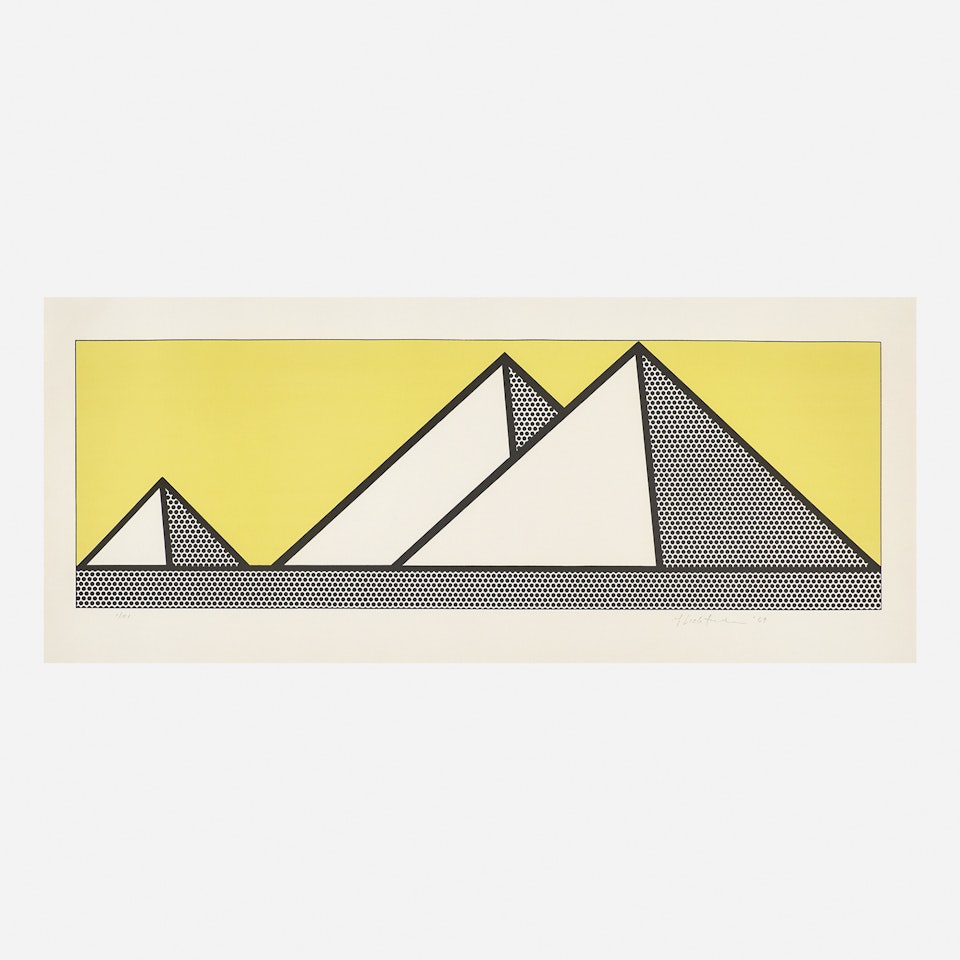 Pyramids by Roy Lichtenstein