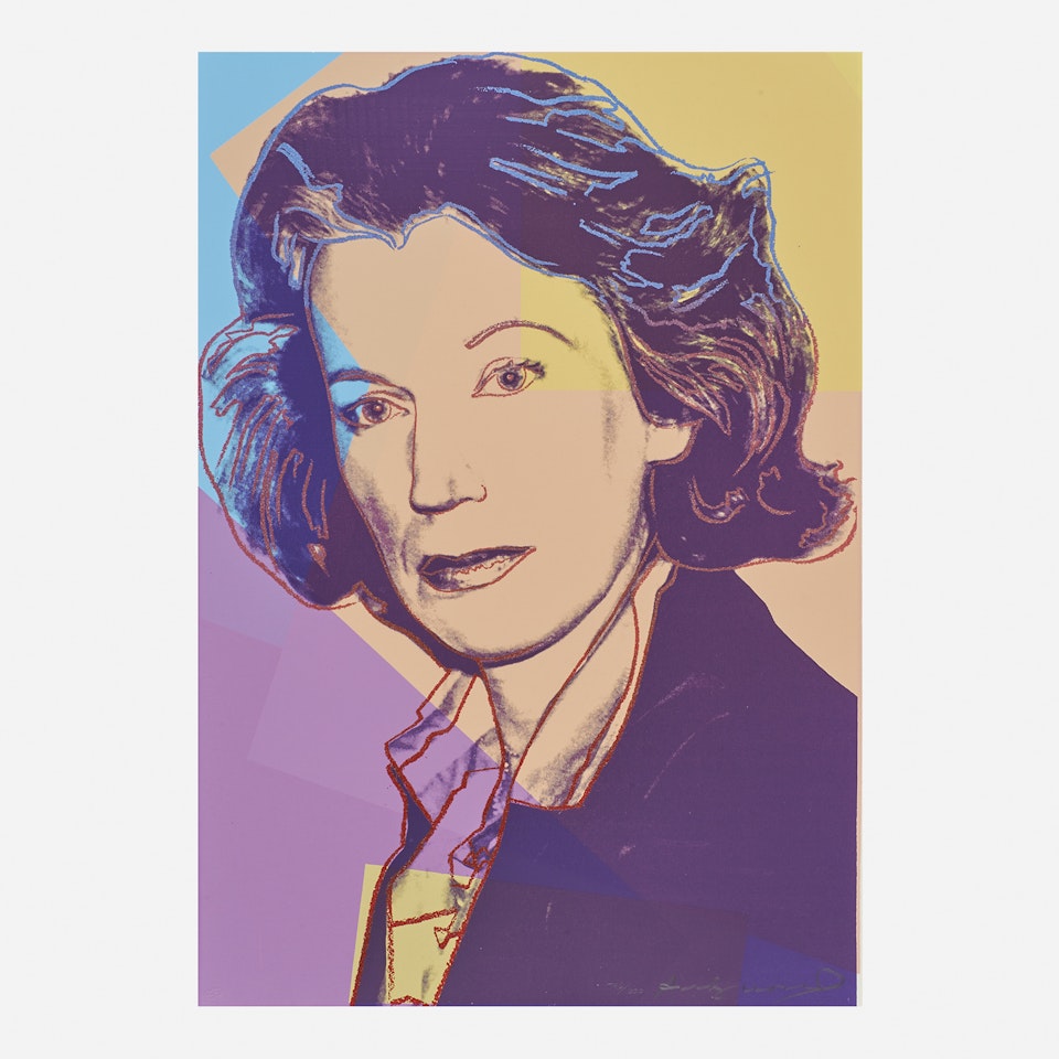 Mildred Scheel by Andy Warhol