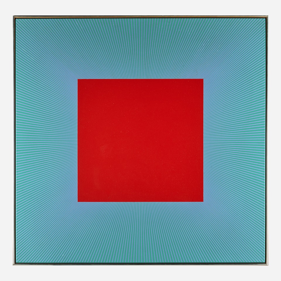 Red Square by Richard Anuszkiewicz