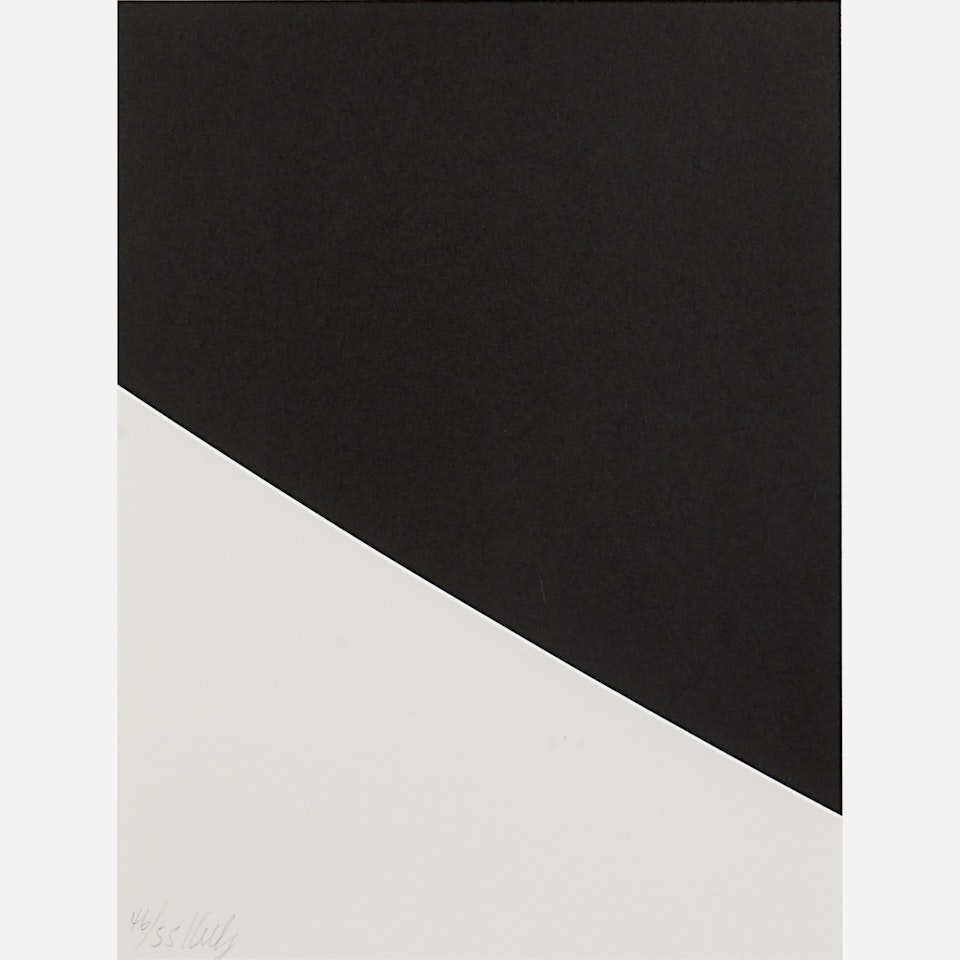 Red Curve (Black State) by Ellsworth Kelly