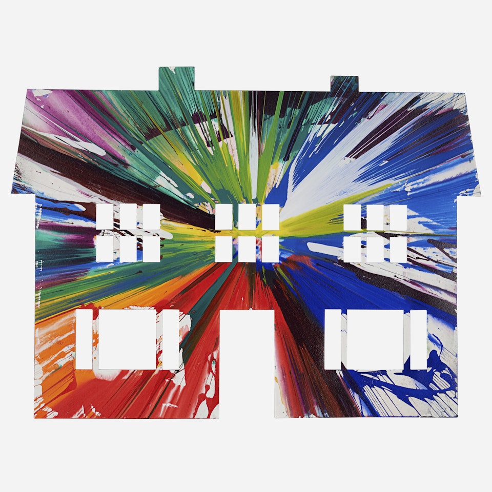 House Spin Painting (Created at Damien Hirst Spin Workshop) by Damien Hirst