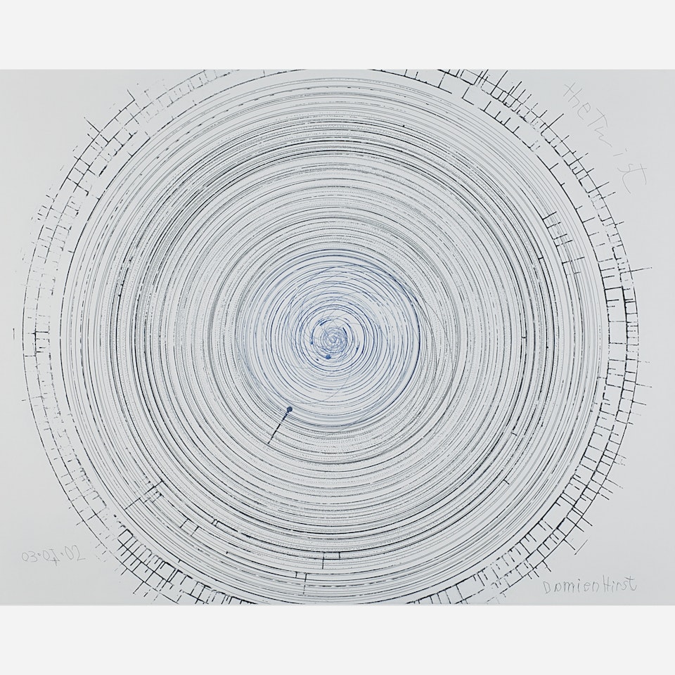 The Twist from In a Spin, the Action of the World on Things, Volume II by Damien Hirst
