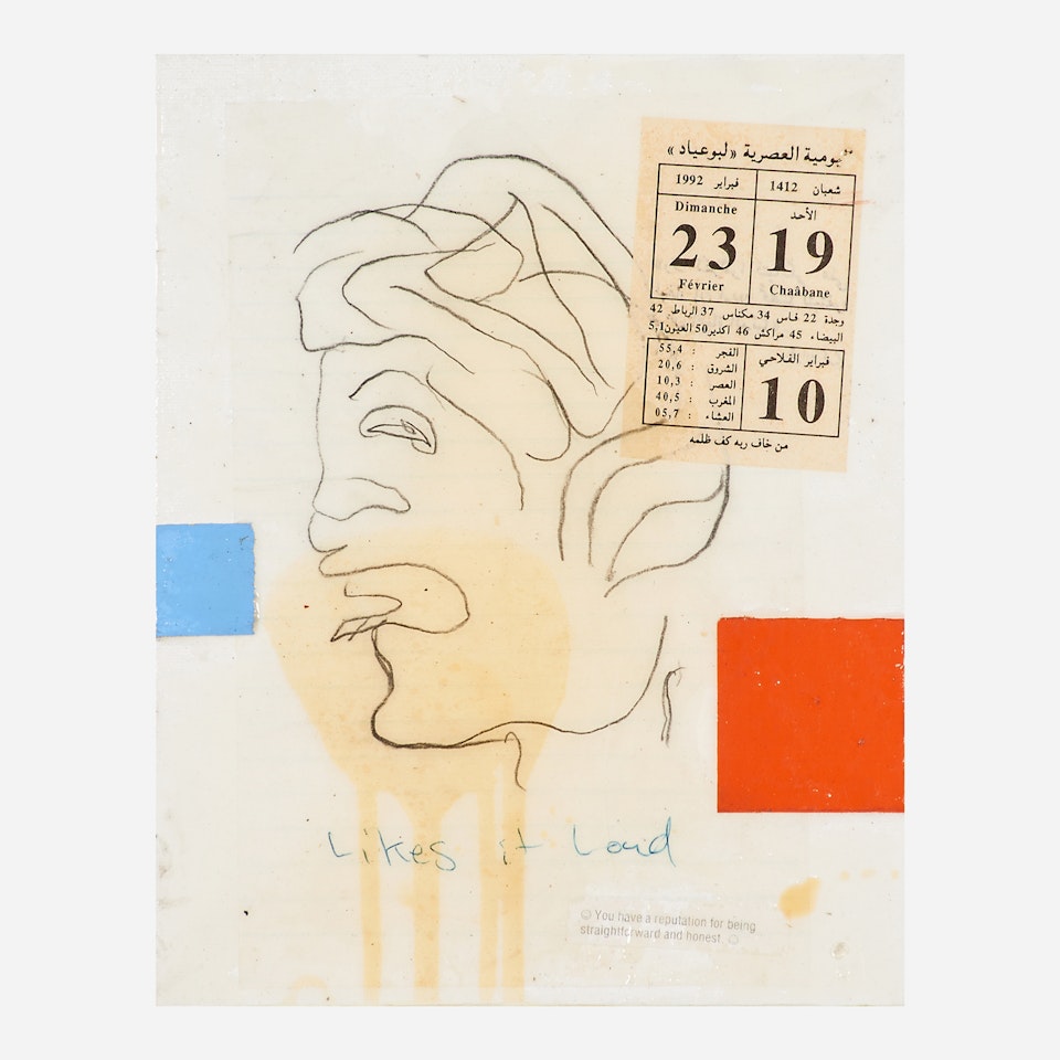 Likes it Loud by Donald Baechler