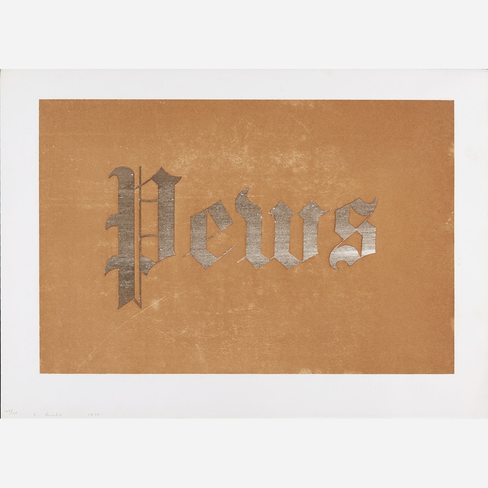 Mews by Ed Ruscha