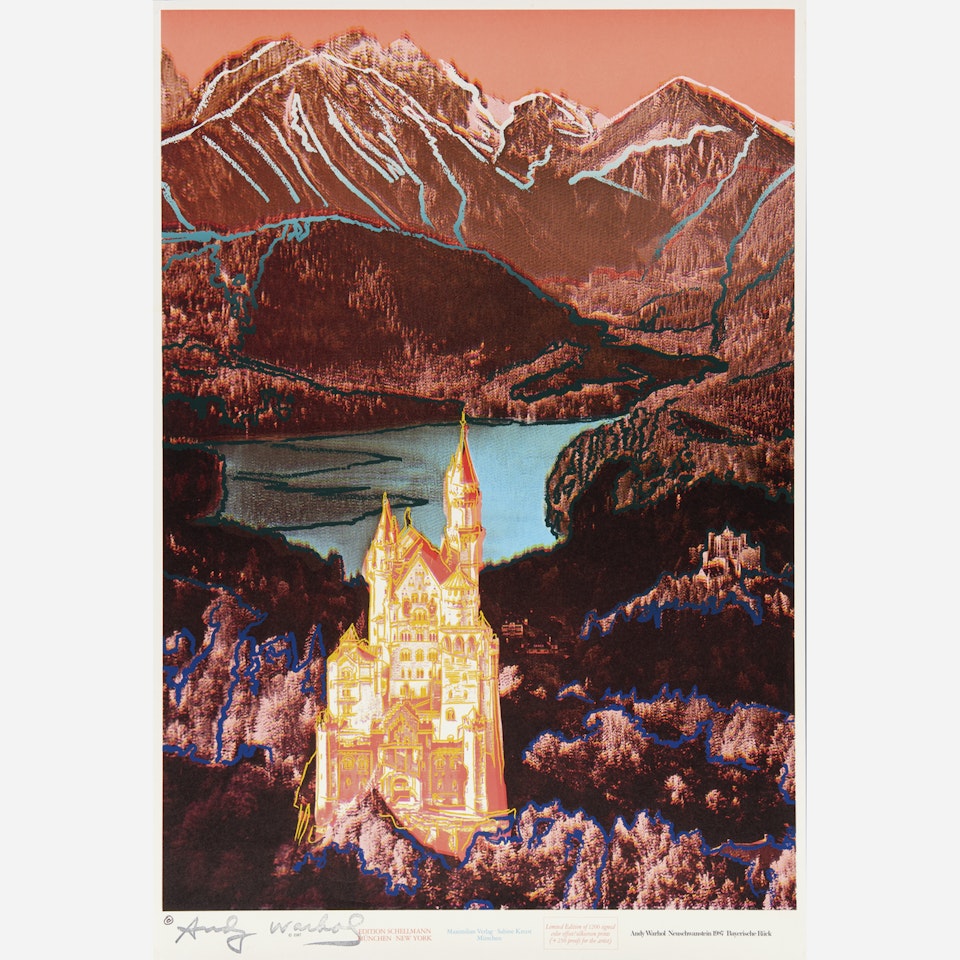 Neuschwanstein by Andy Warhol