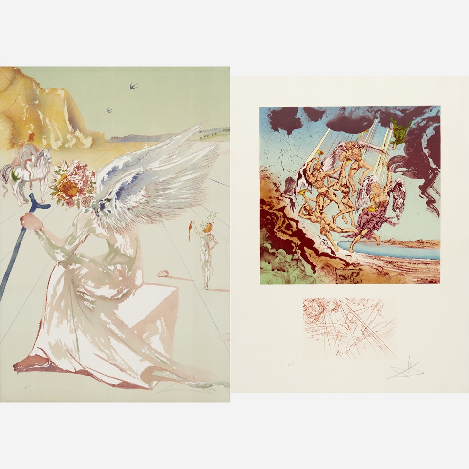 Return of Ulysses/Helen of Troy from Hommage à Homère by Salvador Dali