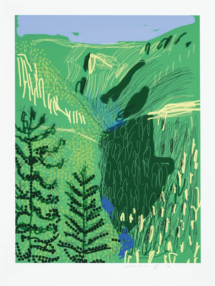 The Yosemite Suite No. 21 by David Hockney