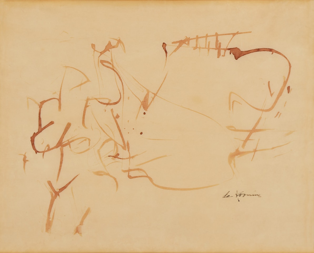 Figure and Landscape by Willem de Kooning