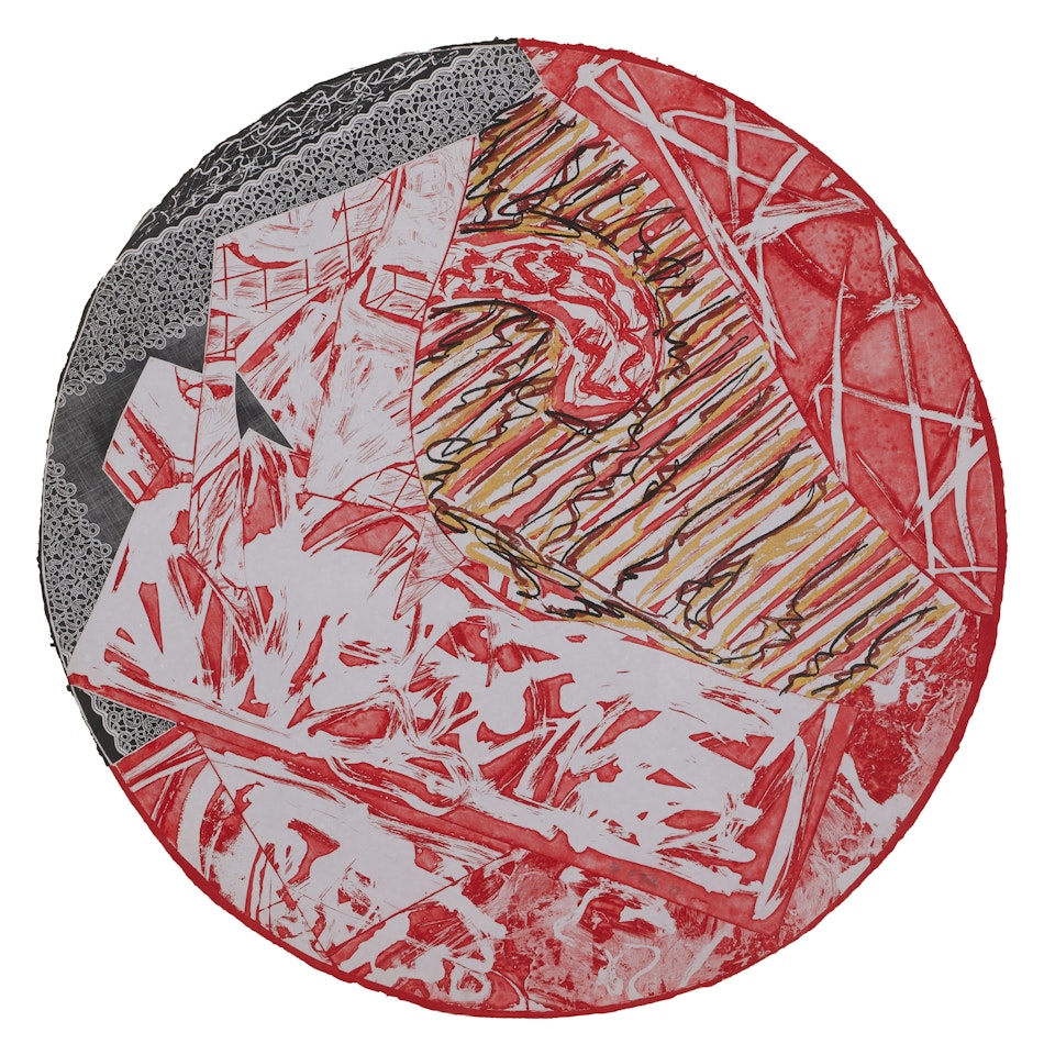 Swan Engraving Circle I, State V by Frank Stella