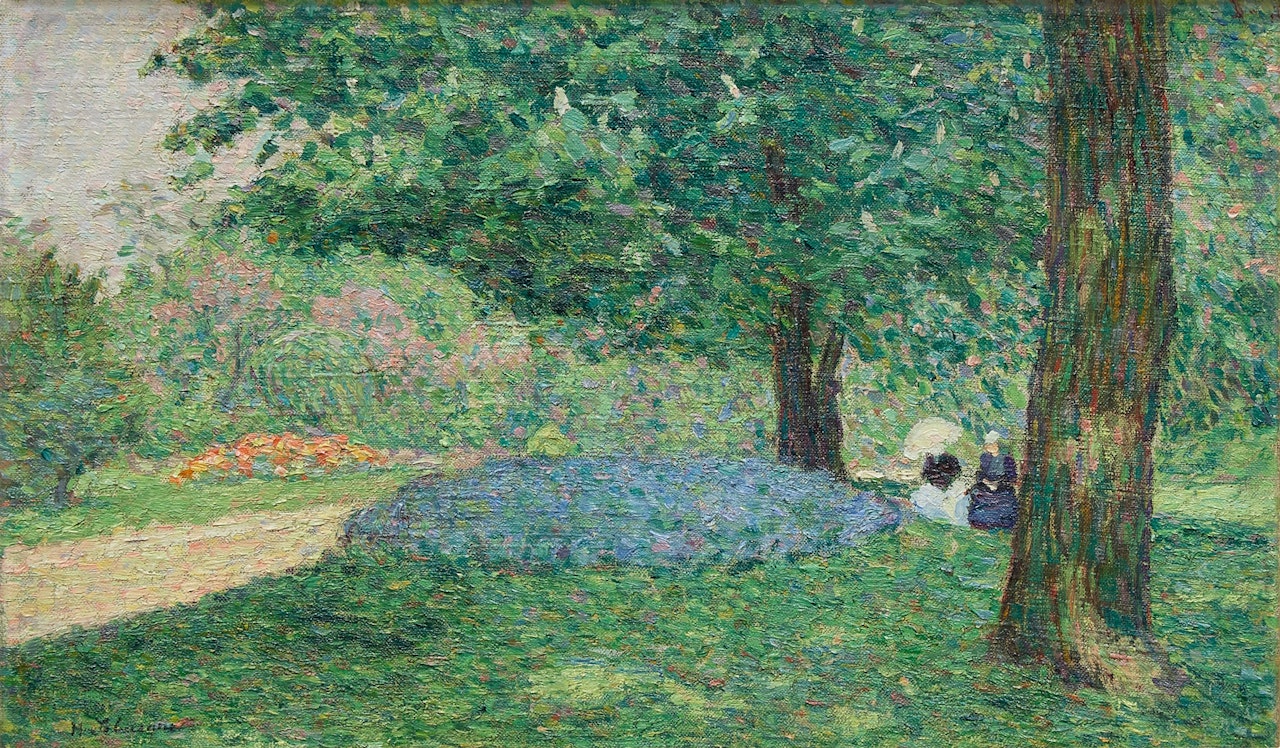 Conversation dans le parc by Henri Lebasque