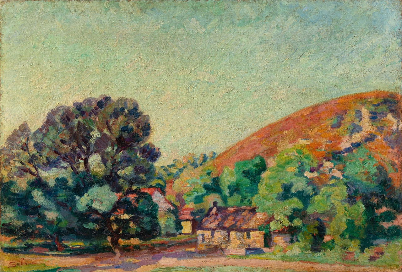 Chaumière en Creuse by Armand Guillaumin
