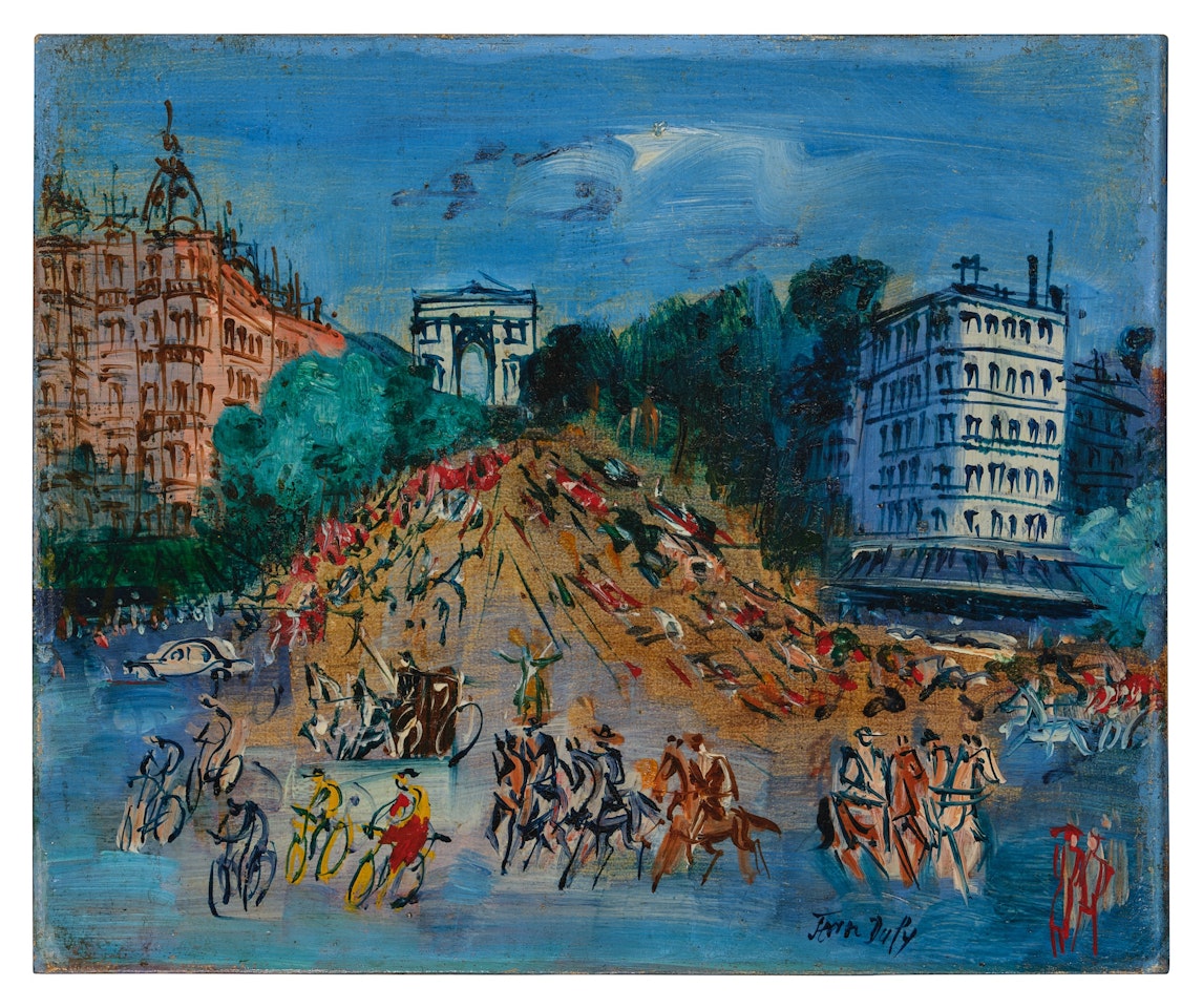 L'Arc de Triomphe by Jean Dufy