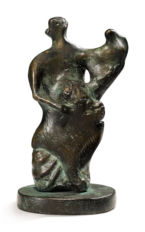 Maquette for Mother and Child: Upright by Henry Moore