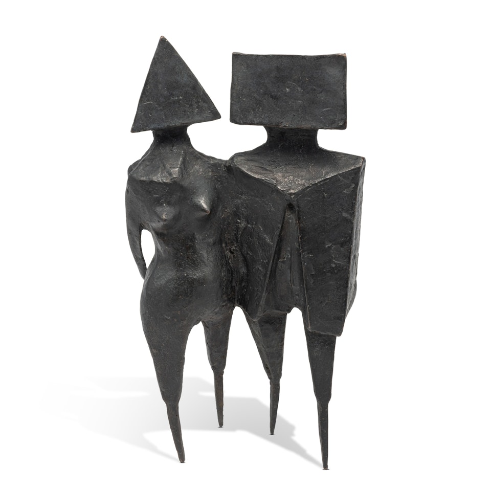 Walking Couple II by Lynn Chadwick