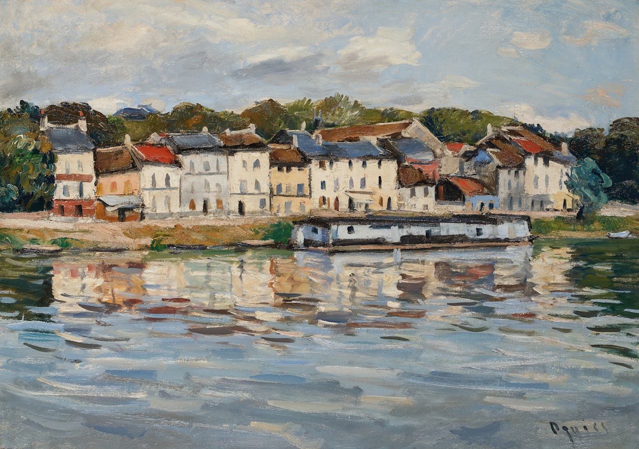Pontoise (bord de l'Oise) by Takanori Oguiss