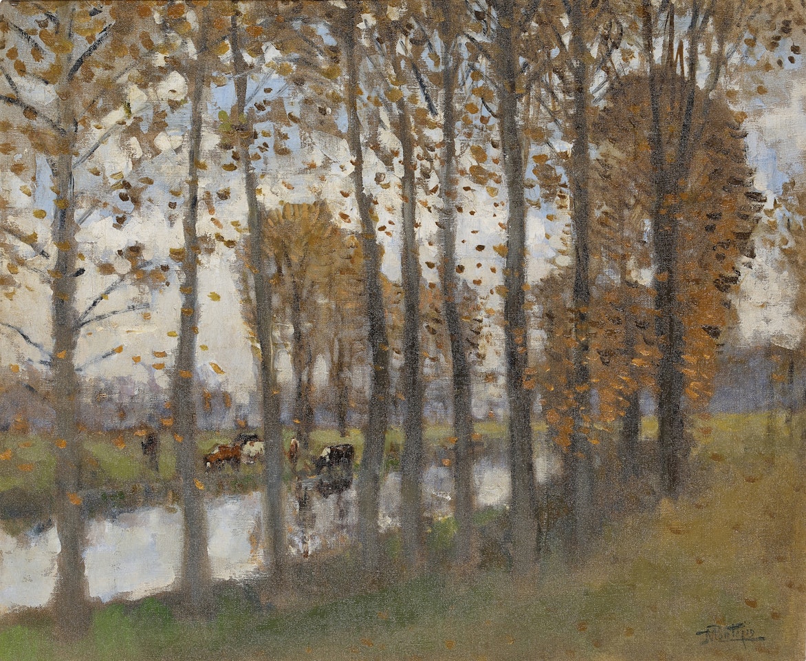 Scène de forêt by Pierre Eugène Montezin