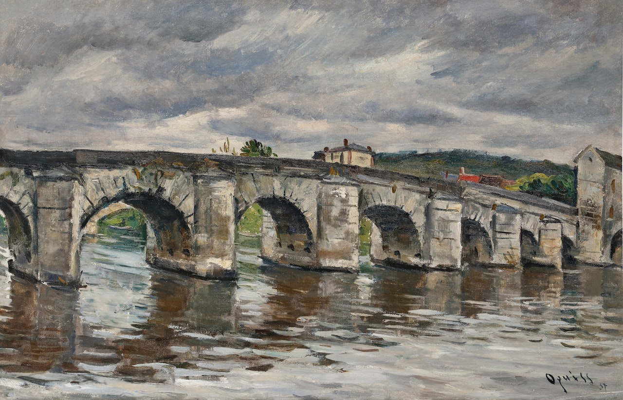 Pont de Limay, Mantes by Takanori Oguiss