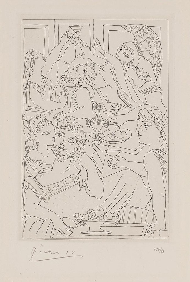 Le Festin, from Lysistrata by Pablo Picasso