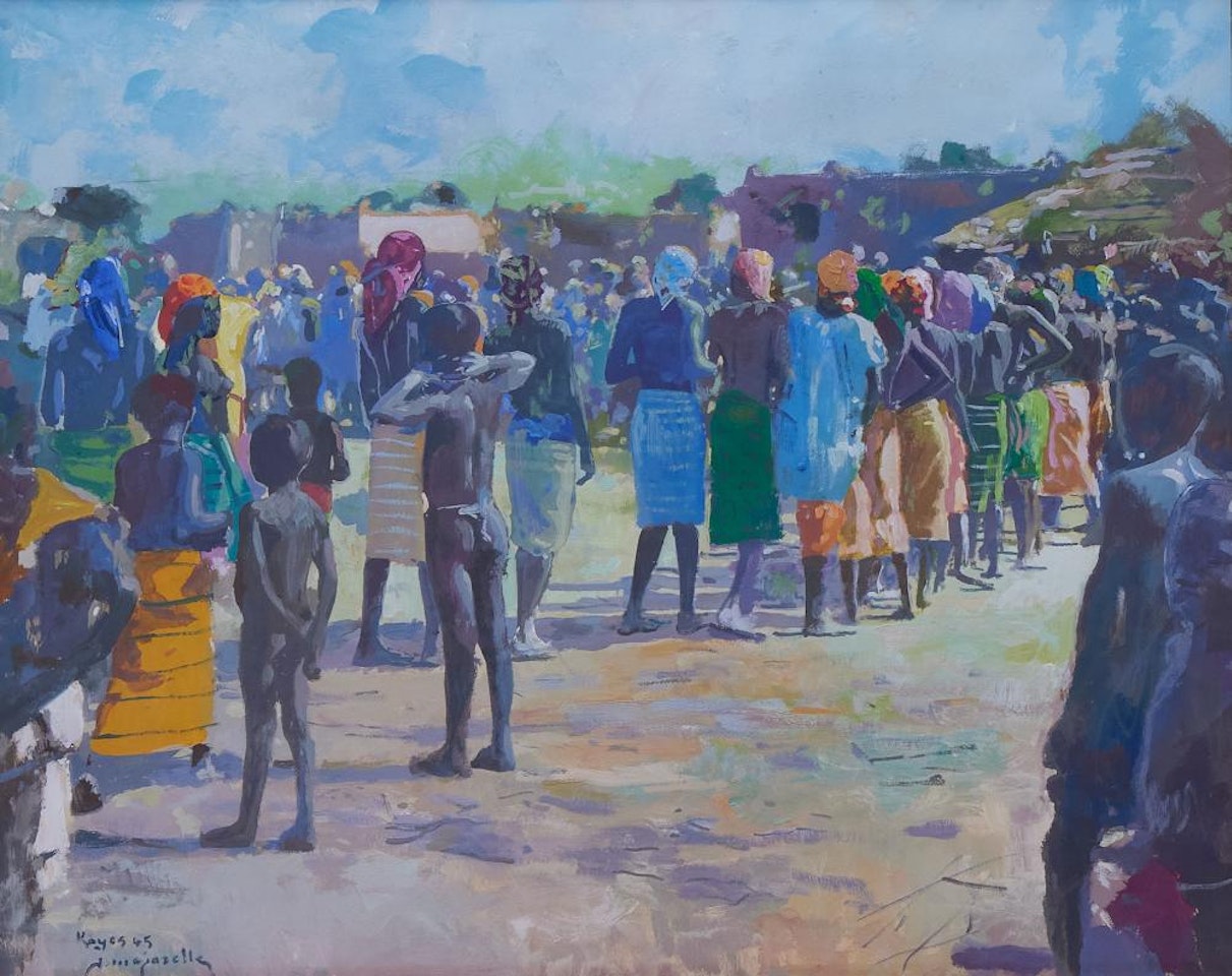 Kayes, Tam Tam by Jacques Majorelle