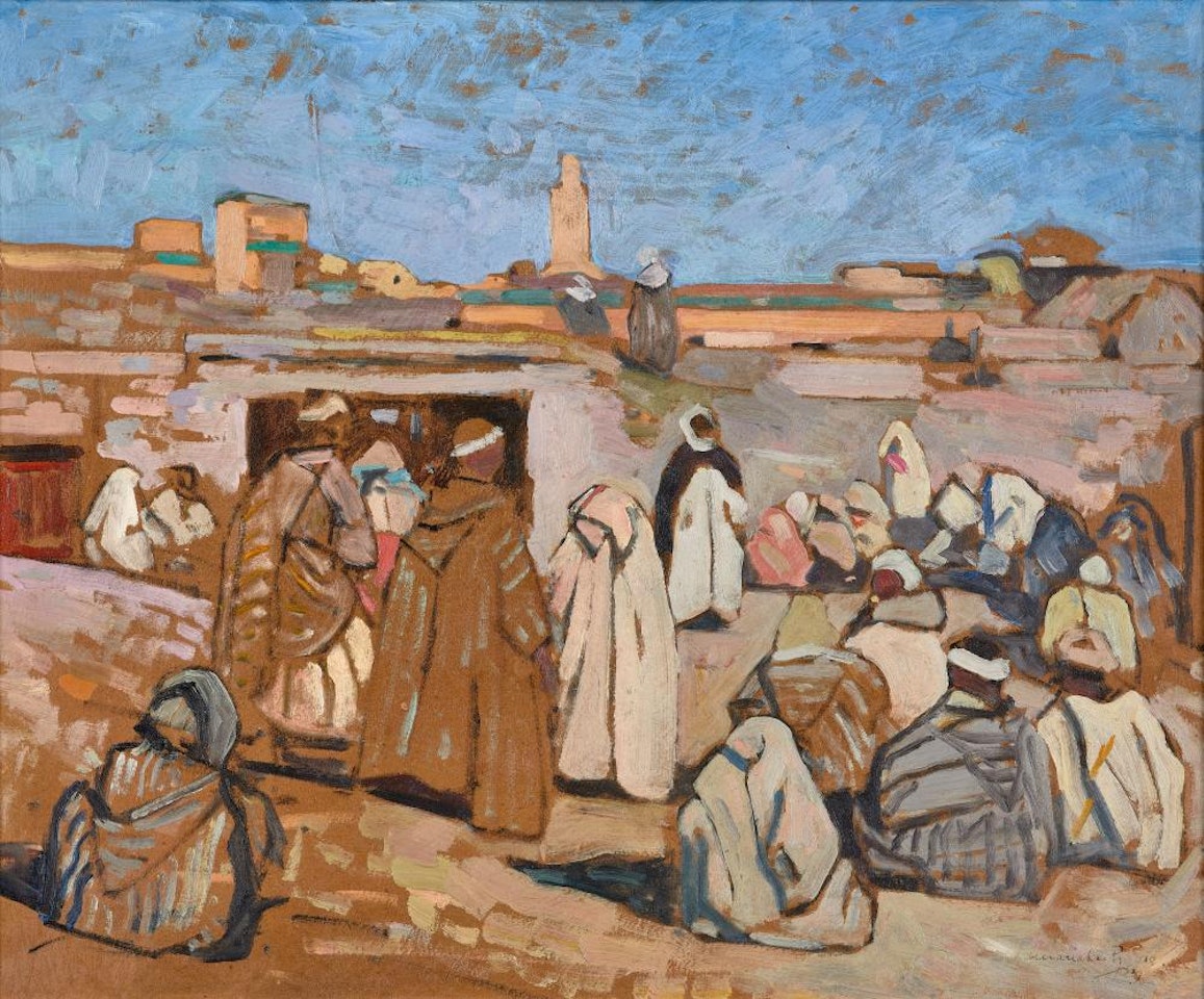 Souk aux peaux, Marrakech by Jacques Majorelle