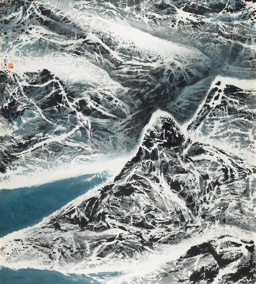 Tibetan Landscape by Liu Kuo-Sung (Liu Guosong)