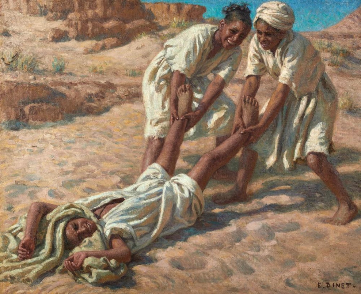 Jeux d'enfants by Etienne Alphonse Dinet