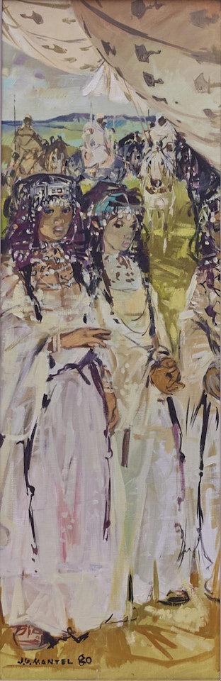 Danseuses de guedra by Jean Gaston Mantel