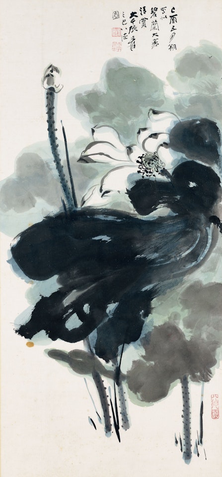 White Lotus by Zhang Daqian