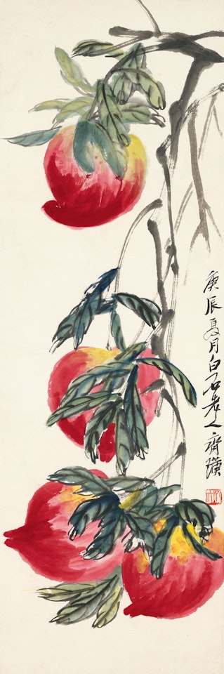 Peaches by Qi Baishi