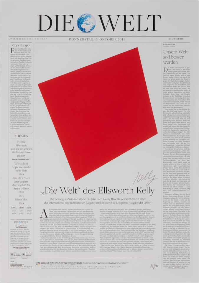 Die Welt by Ellsworth Kelly