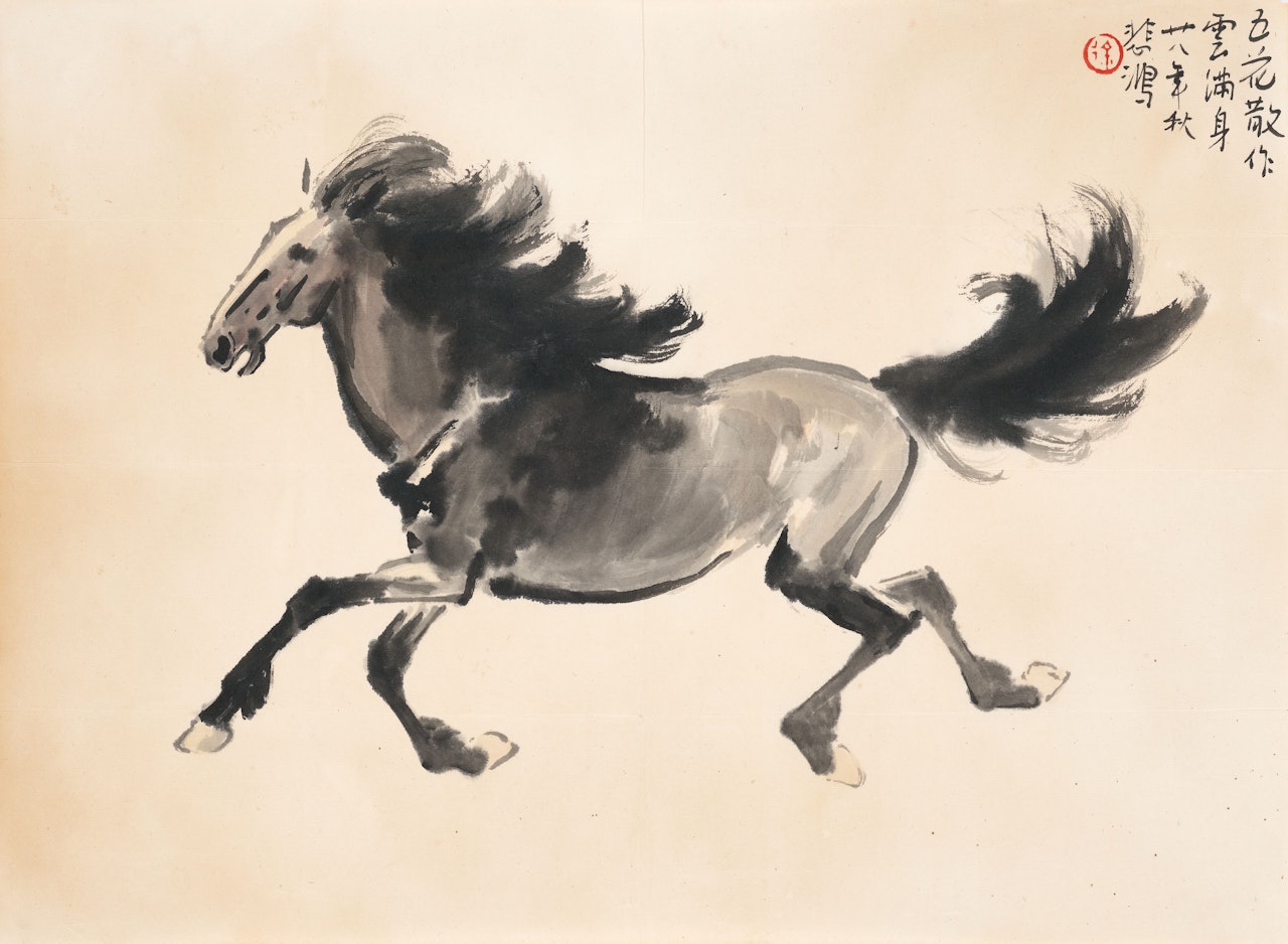 Galloping Horse by Xu Beihong