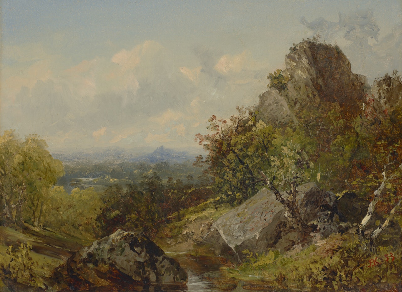 View from the Boulders by John Frederick Kensett