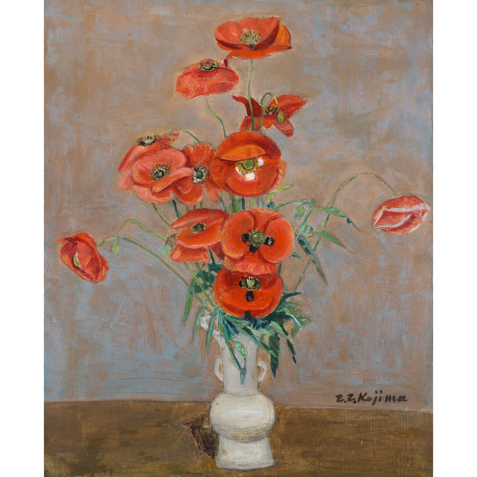 FIELD POPPIES by Zenzaburo Kojima