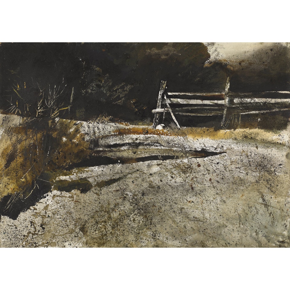 RIDGE GATE by Andrew Wyeth
