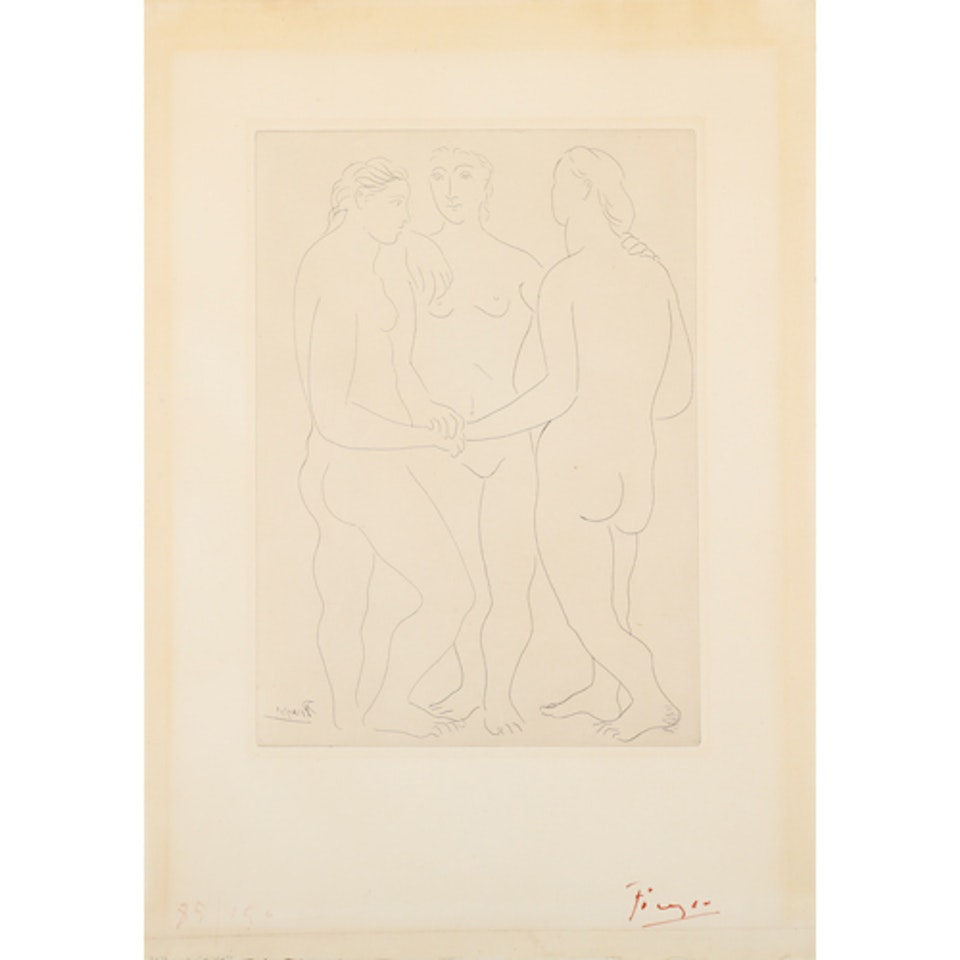 LES TROIS AMIES / THE THREE FRIENDS by Pablo Picasso