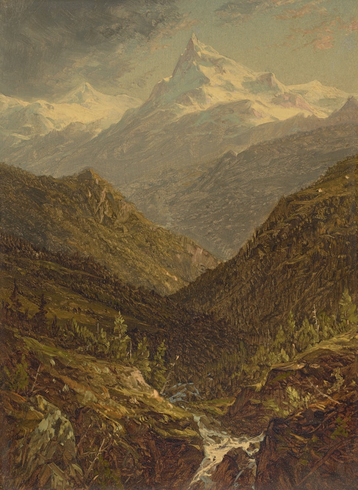 Swiss Alps by Sanford Robinson Gifford