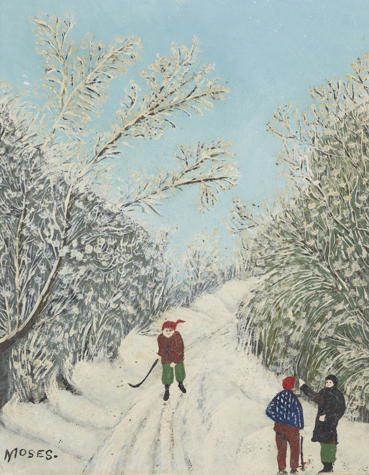 Around the Bend by Grandma Moses
