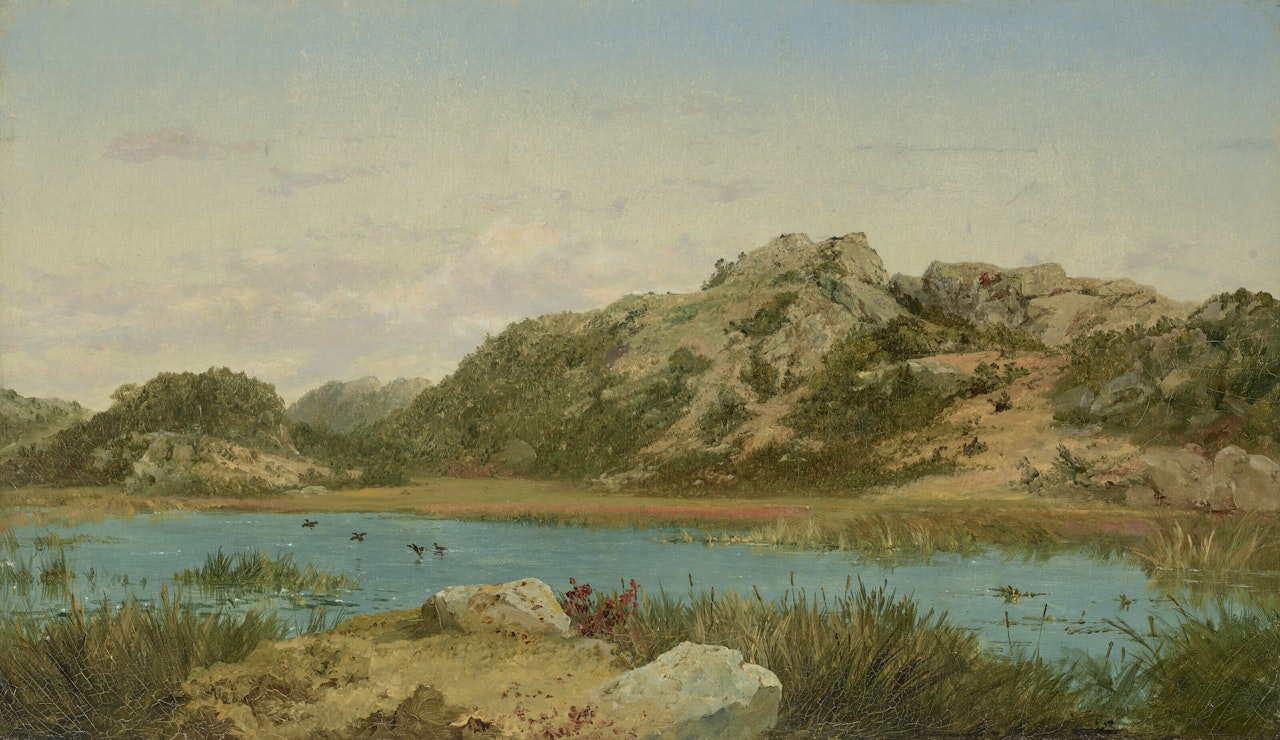 The Pond, Near Newport, Rhode Island by John Frederick Kensett