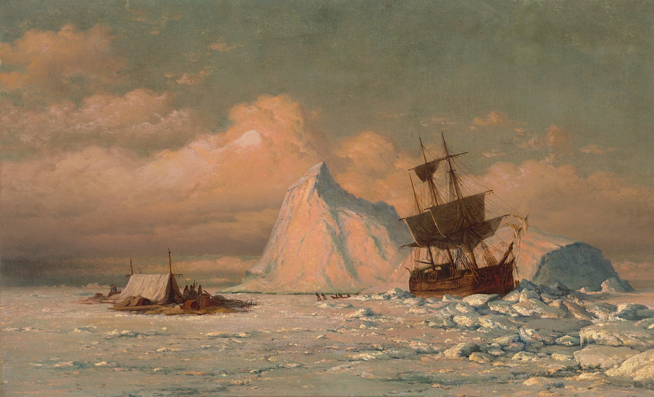 Locked in the Ice—Waiting it Out by William Bradford