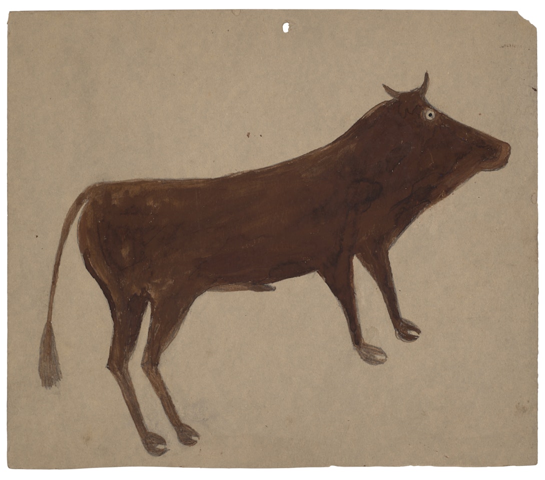 Young Bull by Bill Traylor