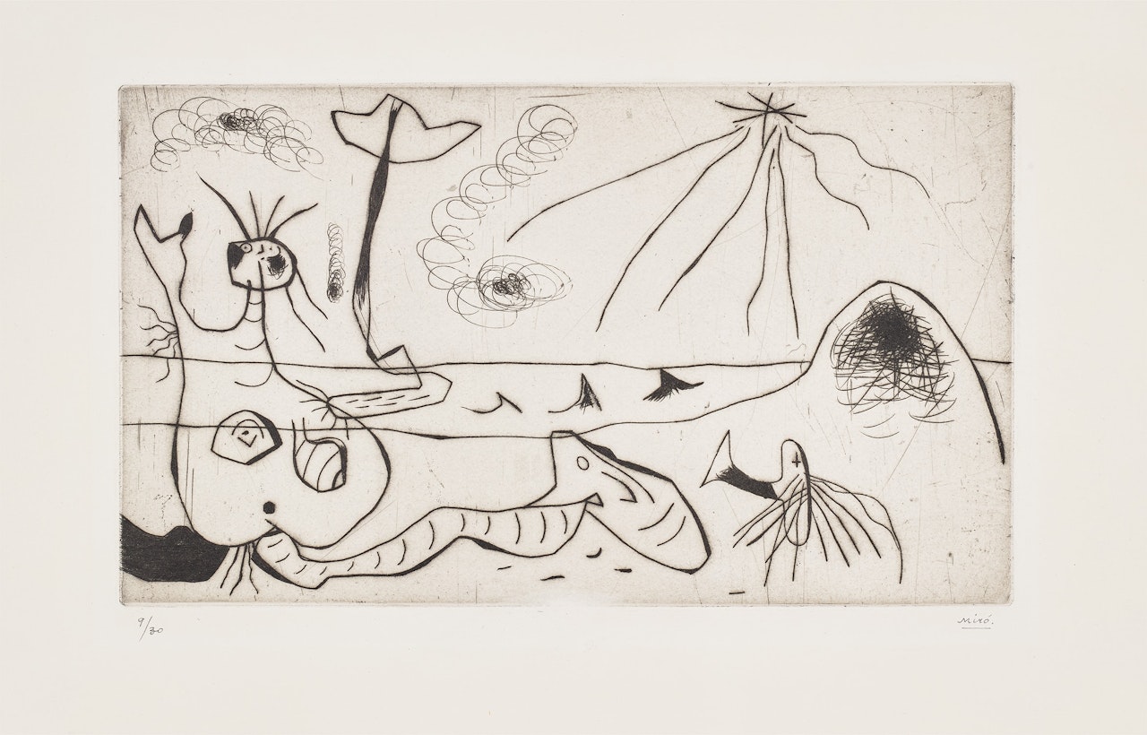La Baigneuse (The Bather) (D. 23) by Joan Miró