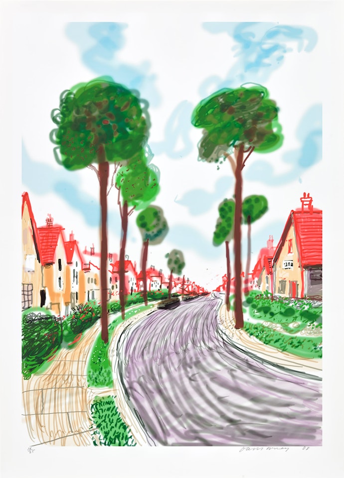Cardigan Road, Brid. by David Hockney