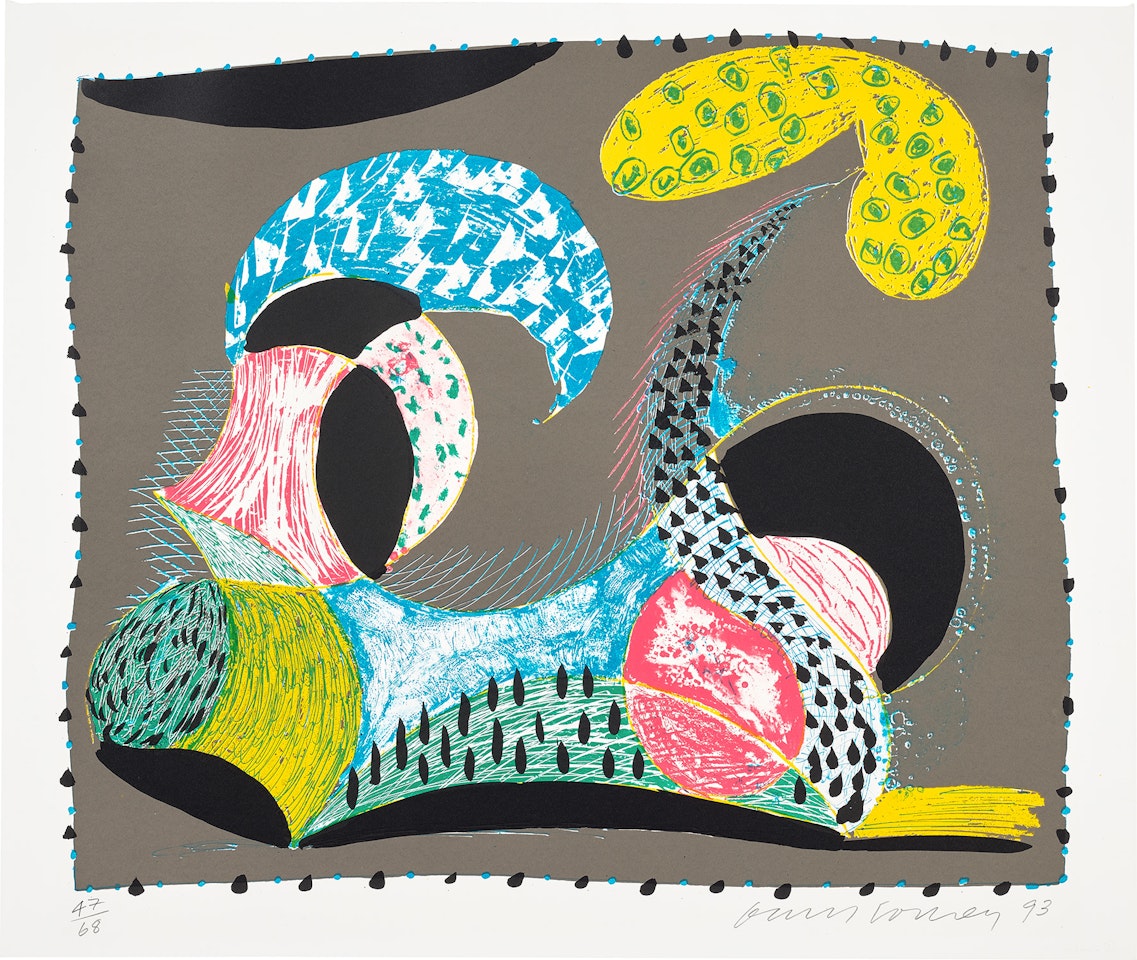 Warm Start, from Some New Prints (Gemini G.E.L. 1601, M.C.A.T. 337) by David Hockney
