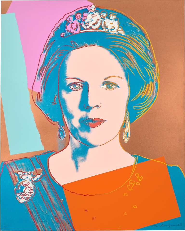 Queen Beatrix of the Netherlands, from Reigning Queens (Royal Edition) (F. & S. 338A) by Andy Warhol