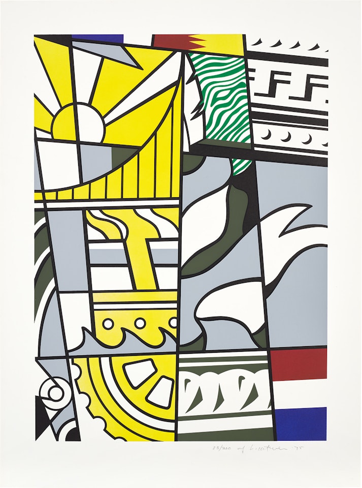 Bicentennial Print, from America: The Third Century (C. 136) by Roy Lichtenstein