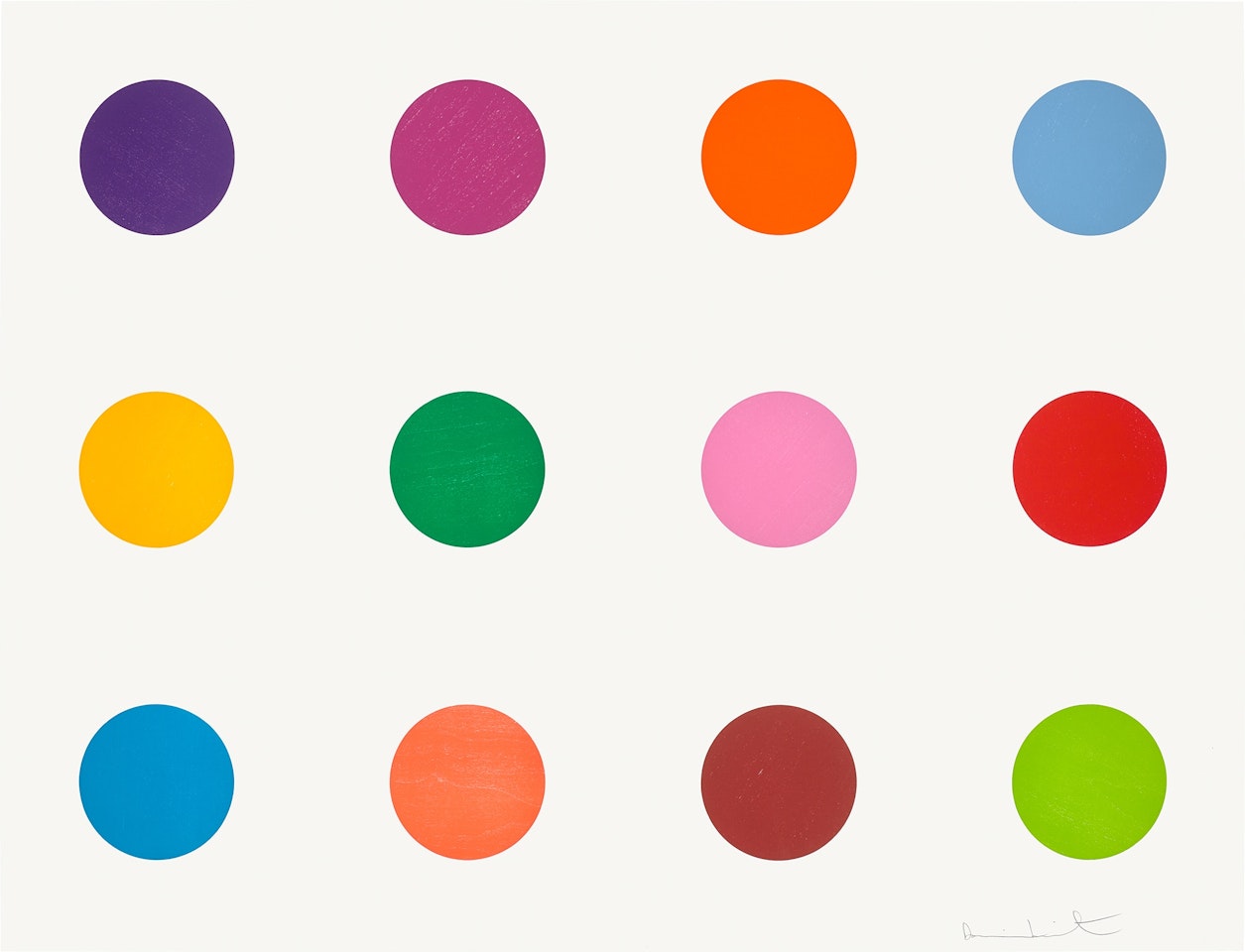 Tyloxapol, from 12 Woodcut Spots by Damien Hirst