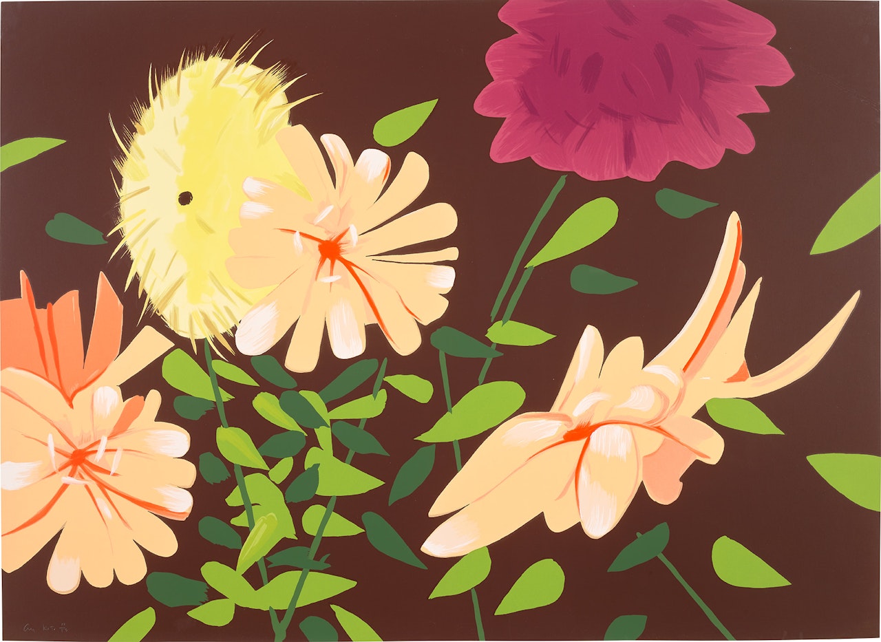 Late Summer Flowers by Alex Katz
